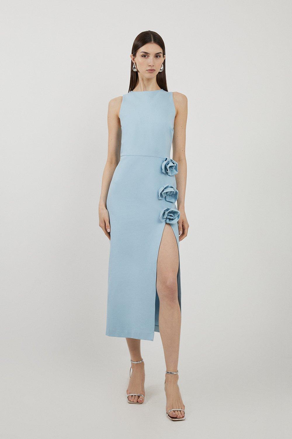関送込【KAREN MILLEN】ステッチディテールニットミディドレス１ bkk21076_gold_xl?pdp.template